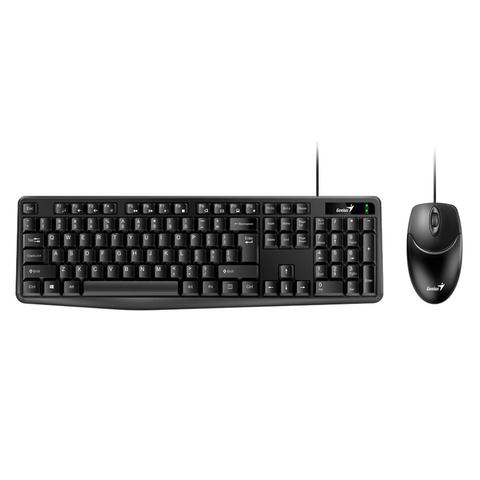 TECLADO Y MOUSE USB GENIUS (KM-170) NEGRO