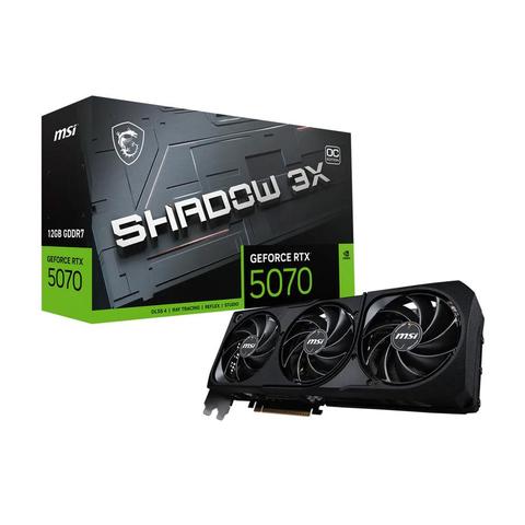 Placa De Video Msi Geforce Rtx 5070 12G Shadow 3X Oc