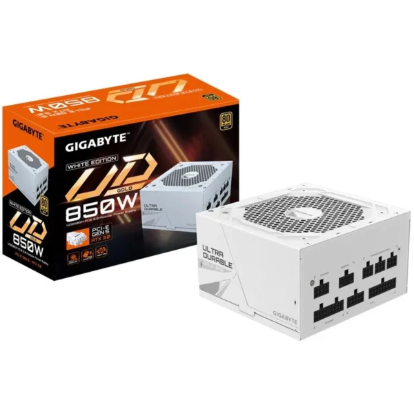 FUENTE 850W GIGABYTE 80 PLUS GOLD UD850GM PG5WHITE