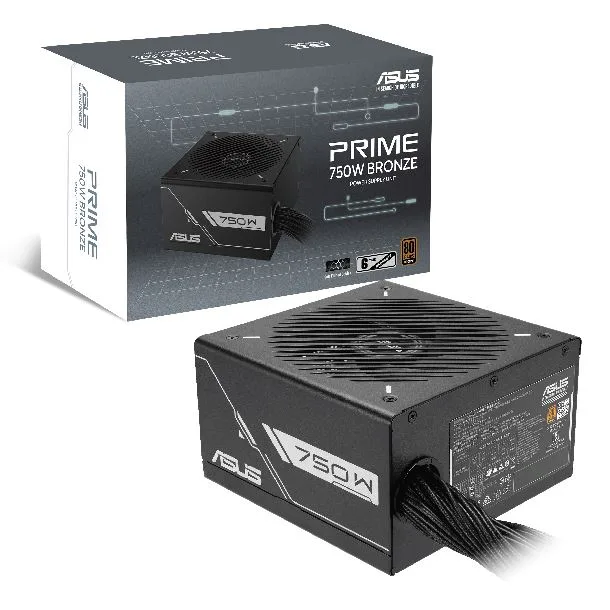 FUENTE 750W ASUS 80 PLUS PRIME 750B BRONCE BLACK