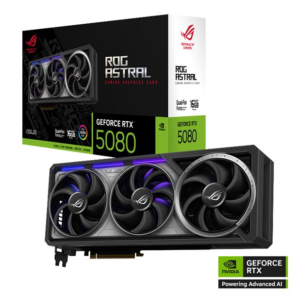 VGA 16GB RTX 5080 ASUS ROG ASTRAL OC GDDR7