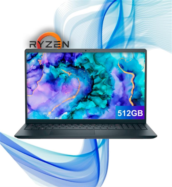 NOTEBOOK DELL INSPIRON 15 RYZEN 5-7520U 8GB RAM 512GB SSD 15.6" FHD BKP26