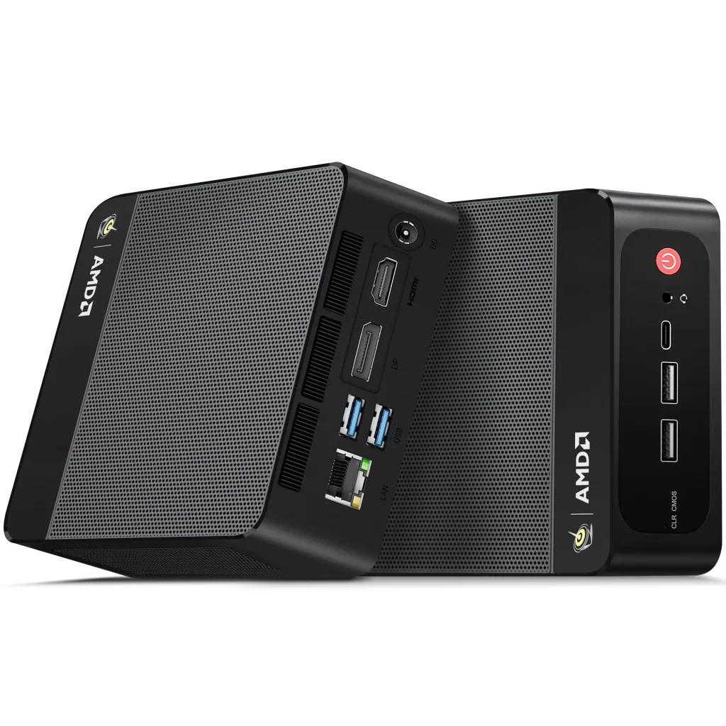 MINI PC Beelink SER5 MAX Mini PC, AMD Ryzen 7 7735HS 24GB LPDDR5 RAM 500GB NVME SSD, Micro PC 4K@60Hz BKP - Imagen 3