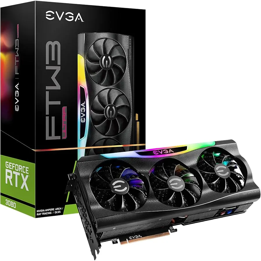 Placa De Video Evga Geforce Rtx 3080 Ftw3 Ultra 10gb OUTLET