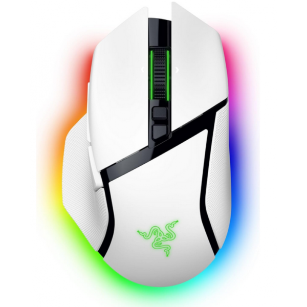 MOUSE GAMER RAZER BASILISK V3 PRO WHITE 35K HYPERSPEED WIRELESS