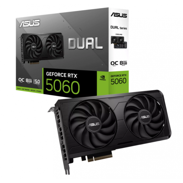 PLACA DE VIDEO ASUS DUAL RTX 5060 8GB EVO OC