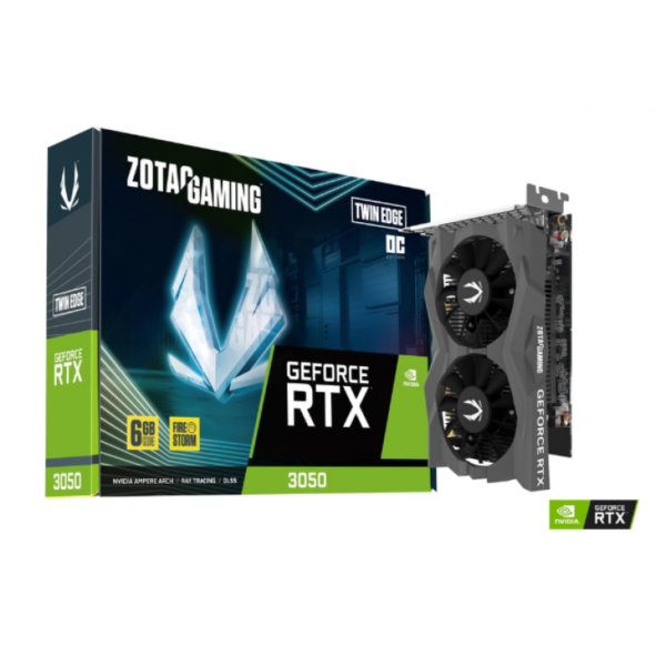 PLACA DE VIDEO ZOTAC RTX 3050 6GB TWIN EDGE OC