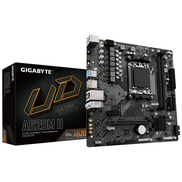 Mother Gigabyte A620M H DDR5 AM5 (Series 7000/8000) (5512)
