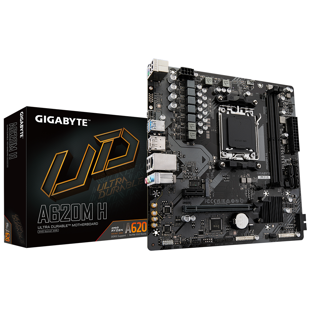 MOTHER GIGABYTE A620M H DDR5 AM5 (SERIES 7000/8000) (5512)