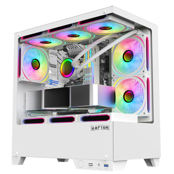 PC GAMER RYZEN 7 8700F AM5 RTX 3070 8GB DDR5 16GB SSD 480 A620 750W 80+ GAB RGB