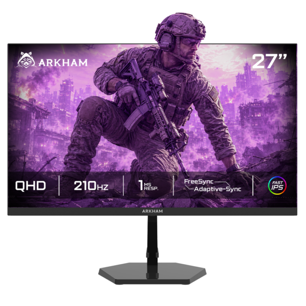 MONITOR 27 ARKHAM 210HZ FAST IPS QHD 1MS HDMI/DP