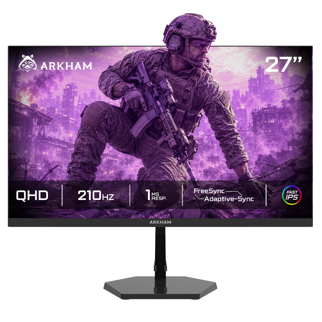 MONITOR 27 ARKHAM 210HZ FAST IPS QHD 1MS HDMI/DP