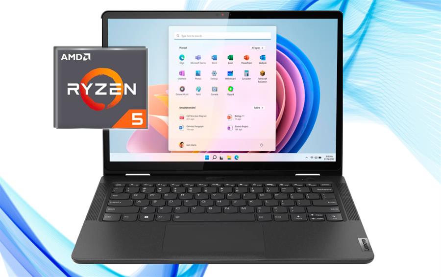 NOTEBOOK LENOVO YOGA 2 EN 1 AMD RYZEN™ 5 7530U 8GB RAM 256GB SSD 13.3" WUXGA TOUCH + LAPIZ BK26
