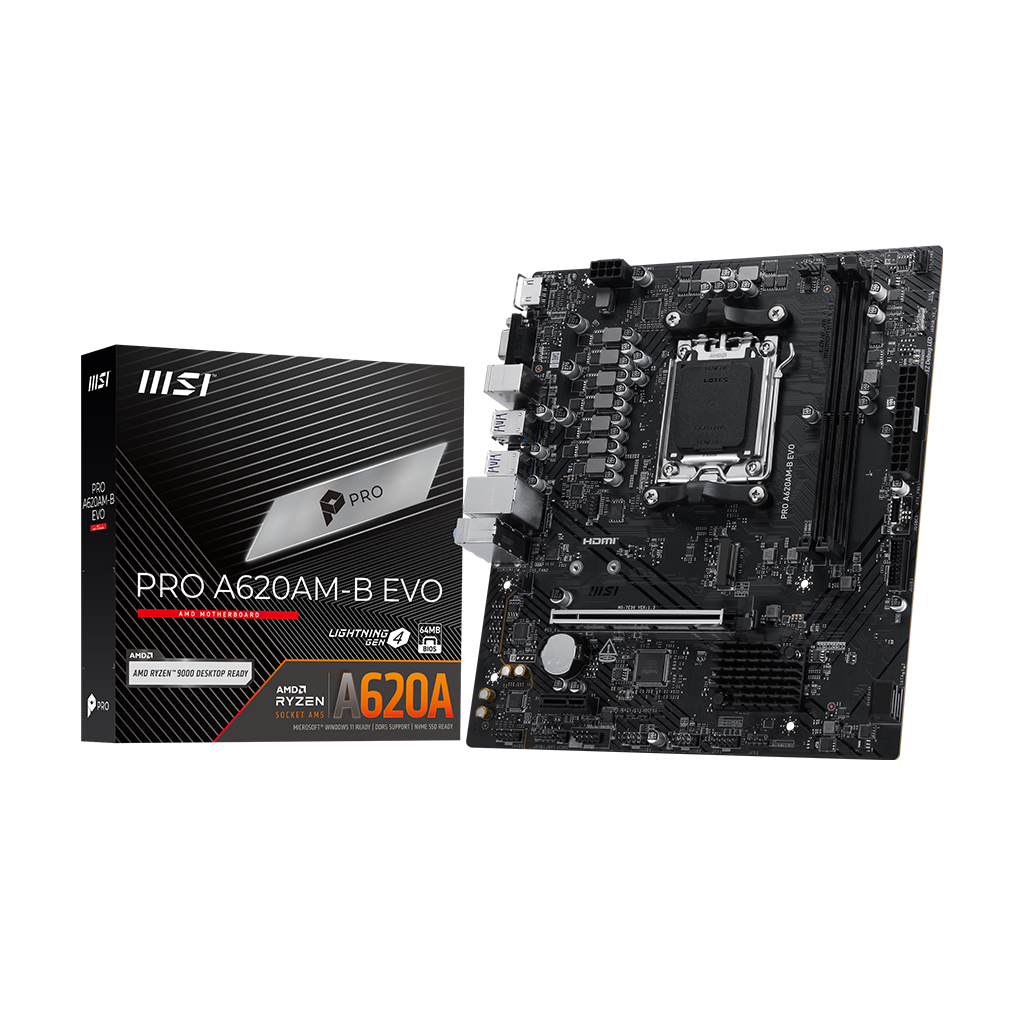 MOTHERBOARD MSI PRO A620AM-B EVO AM5 DDR5
