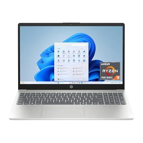 NOTEBOOK HP 255R G10 RYZEN 7 7735U 16GB SSD 512 GB 15.6" FHD FREEDOS DARK ASH SILVER EK26