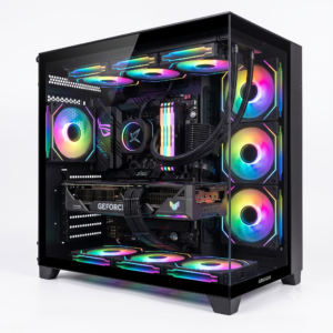 PC ARMADA GAMER AMD 5700X RTX 3070 8GB GB 16GB DDR4 B550 512GB NVME GAB RGB 750W 80+