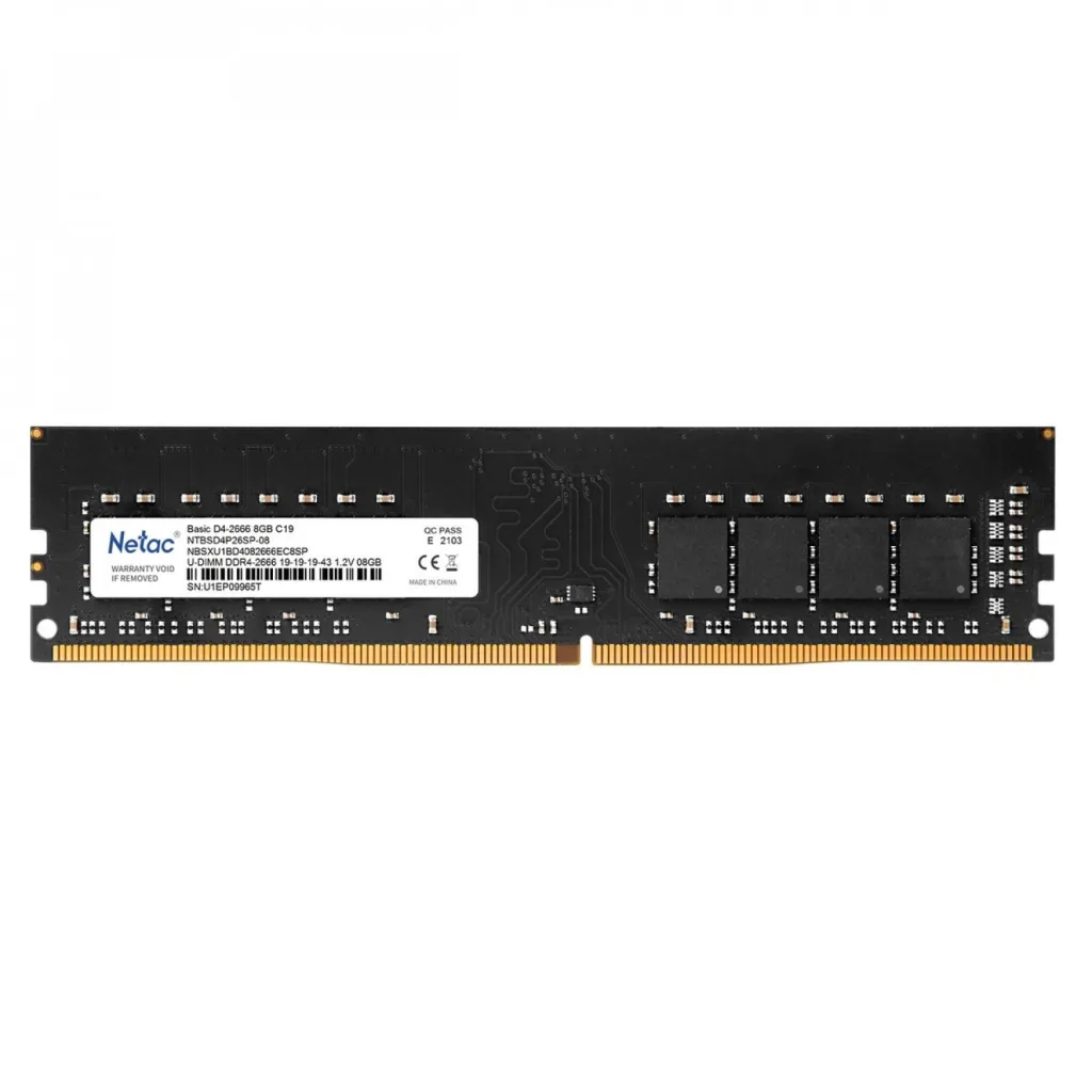 DDR4 8 GB 3200MHZ BASIC C22 NETAC