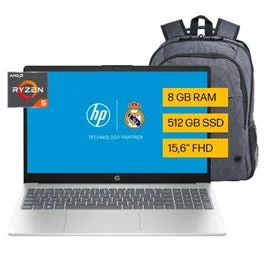 NOTEBOOK HP 15-FC025LA RYZEN 5 7520U 8GB SSD 512GB 15.6" HD WIN11 ESPAÑÓL BLUE (+MOCHILA) EK26