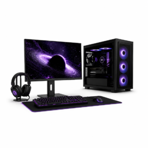 PC GAMER RYZEN 5 5500 · RTX 3070 · A520 · 16GB · SSD 512GB · 750W 80+ · GAB RGB · MONITOR 144HZ + COMBO GAMER