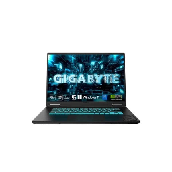 NOTEBOOK GAMER Gigabyte ‎GAMING A16 PRO Core™ 7 240H 1TB SSD 32GB 16" (2560x1600) 165Hz WIN11 NVIDIA® RTX 5080 16384MB BLACK STEEL Backlit Keyboard PREVENTA