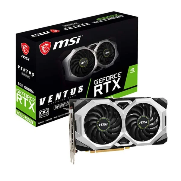 PLACA DE VIDEO MSI GEFORCE RTX 2060 SUPER 8GB VENTUS OC FULL BOX BULK