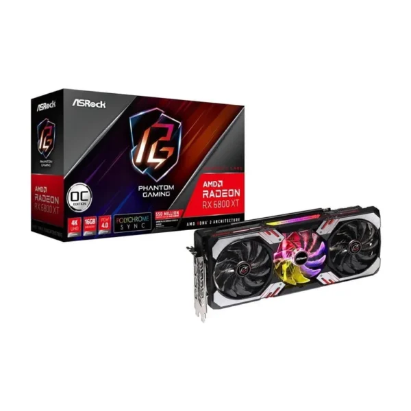 Placa de video Rx 6800 Xt Asrock Phantom Gaming 16gb OUTLET