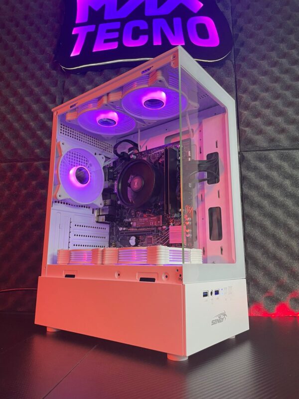 PC GAMER INTEL I5 12400F RX 580 8GB H610 16GB 650W GAB RGB H10