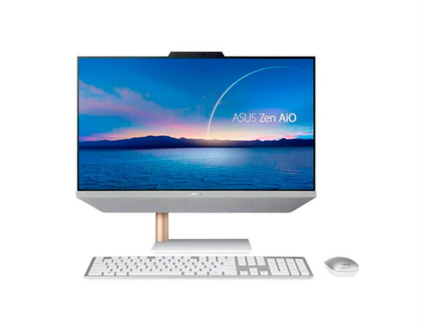 NOTEBOOK Asus Zen M5401WUA-DS503T ALL-IN-ONE AMD Ryzen™ 5 5500U 512GB SSD 8GB 23.8" (1920x1080) WIN10 WHITE Wireless Keyboard & Mouse.