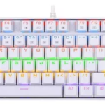 eclado Redragon Kumara K552 Switch Red Blanco - Imagen 3