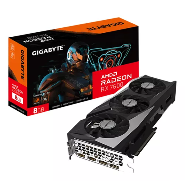 VGA 8GB RX 7600 GIGABYTE GAMING OC 8GB