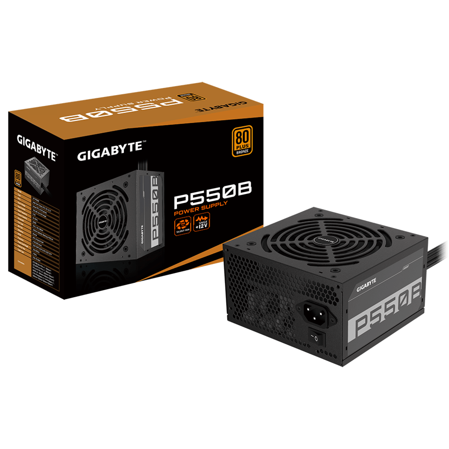 FUENTE GAMER GIGABYTE 550W 80 PLUS