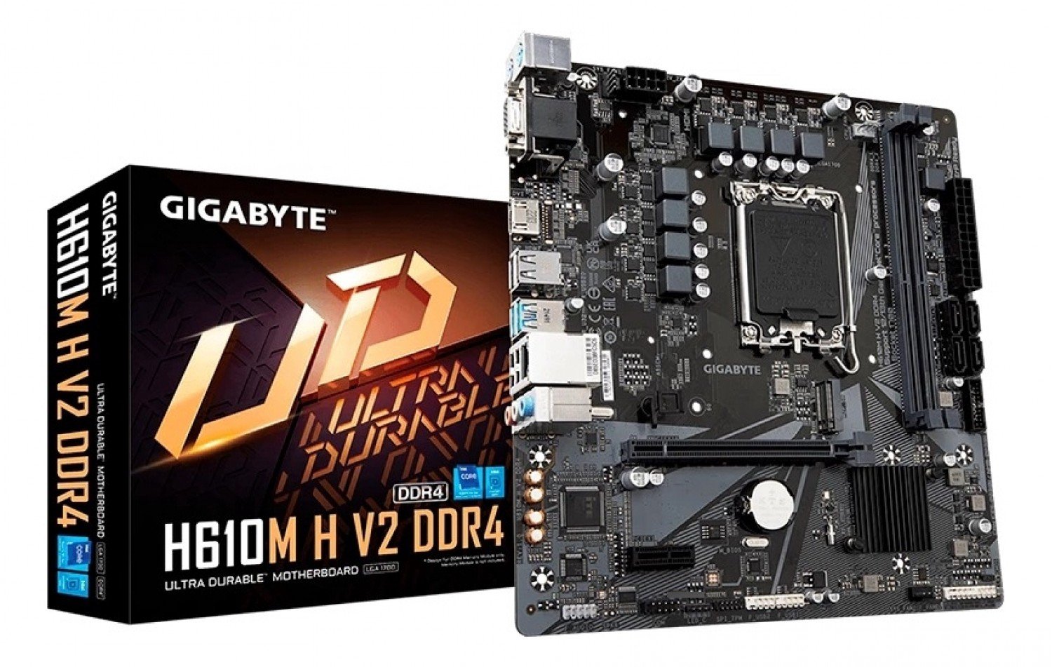 MOTHER GIGABYTE (LGA1700) H610M H V2 DDR4 1.0