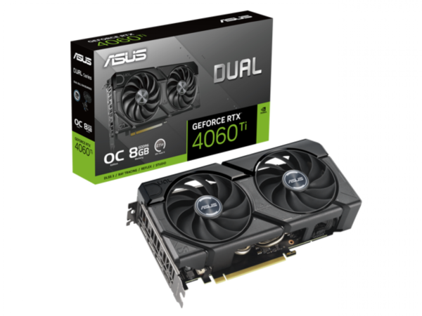 PLACA DE VIDEO ASUS DUAL RTX 4060TI O8G EVO