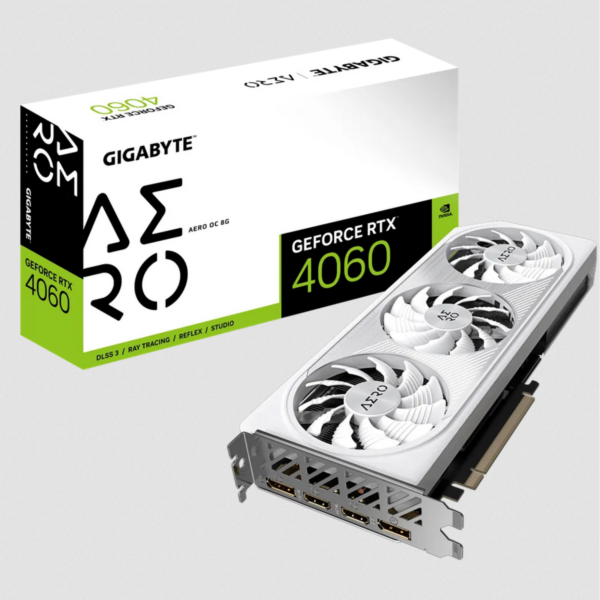 PLACA DE VIDEO GIGABYTE RTX 4060 AERO OC 8GB